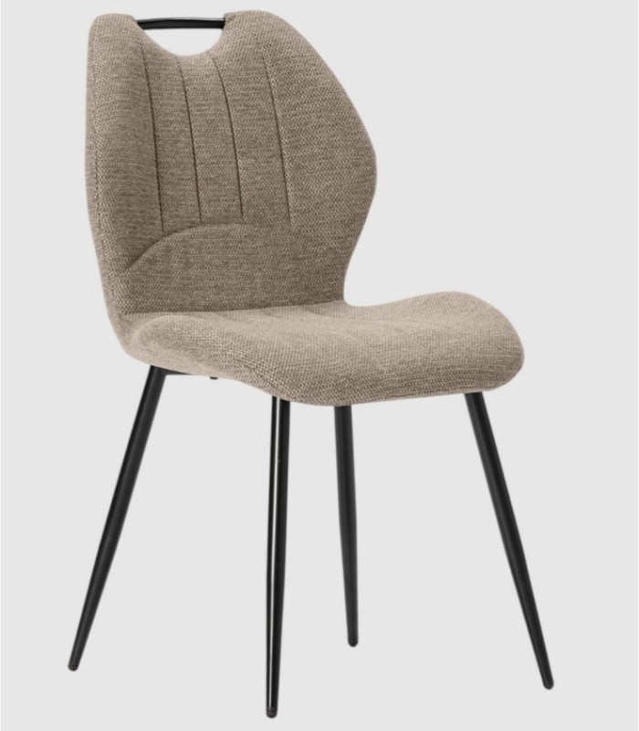 Set van 4 bruine Yara-stoelen