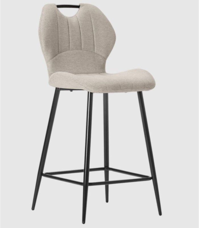 Set van 2 beige Yara-krukjes