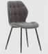 Pack 4 sillas Daine gris oscuro