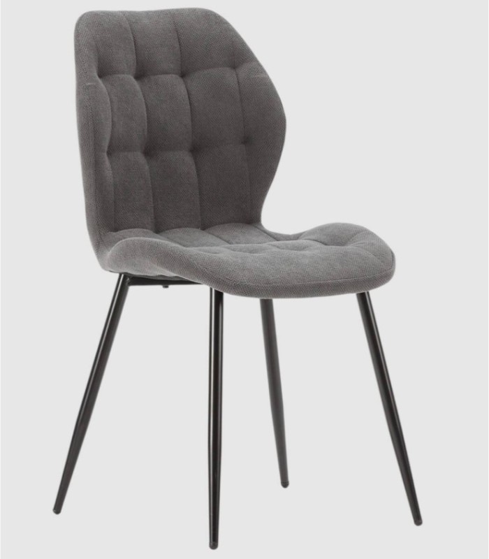 Pack of 4 Daine dark grey chairs