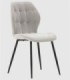 Pack 4 sillas Daine gris claro