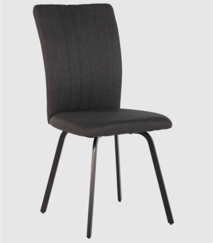 Set van 4 zwarte Zulay-stoelen