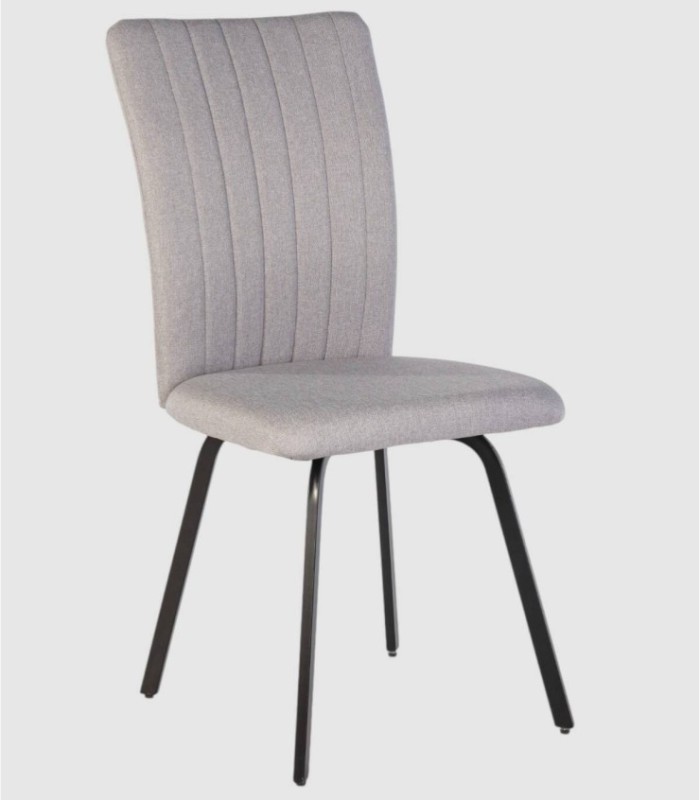 Set van 4 grijze Zulay-stoelen