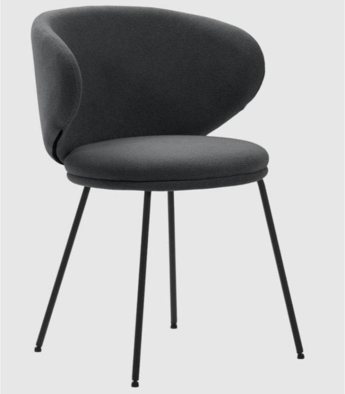 Pack of 2 Hikady black chairs