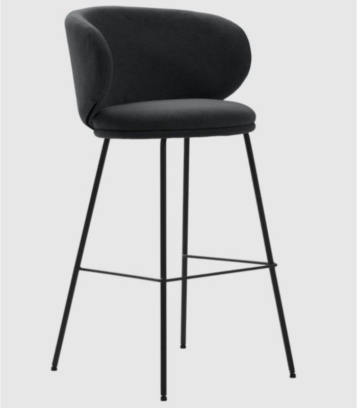 Pack 2 taburetes Hikady negro