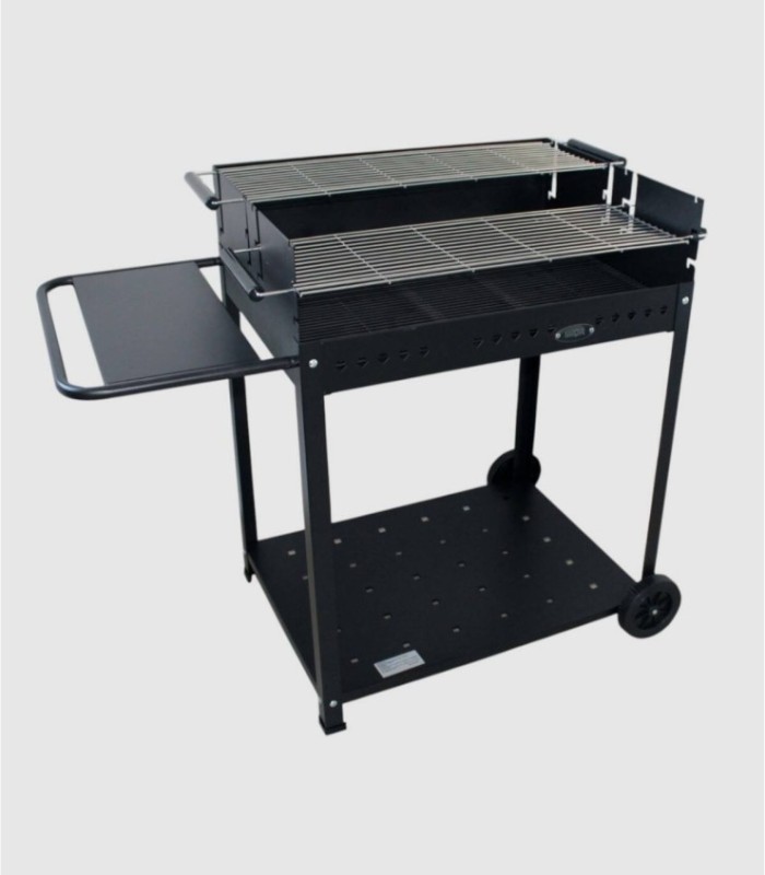 Barbacoa con ruedas XL doble P