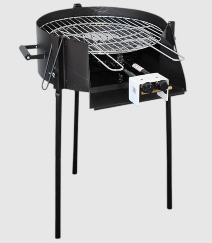 Barbecueën met een ringvormig broodje. Iets heel anders.