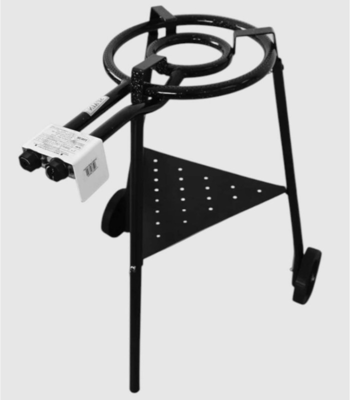 Rosco de gas y soporte con ruedas Zafra