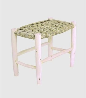 Banqueta madera Enea pequeña