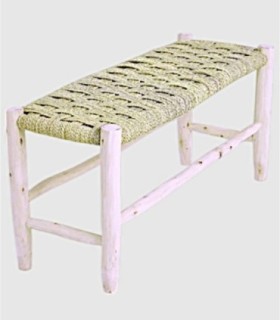 Banqueta madera Enea grande