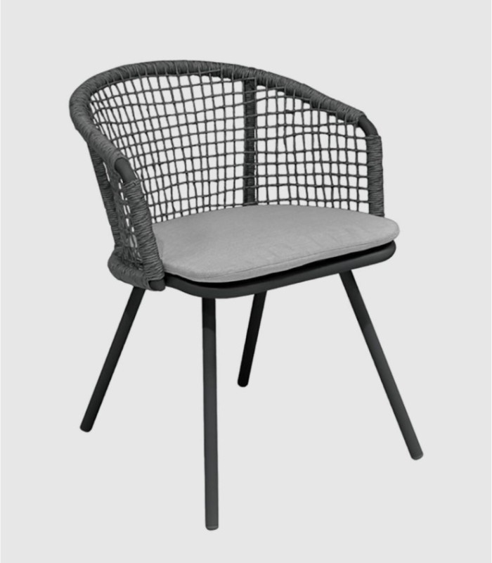 Set of 4 Athena black chairs