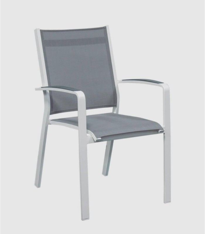 Set of 4 Cosmo grey chairs