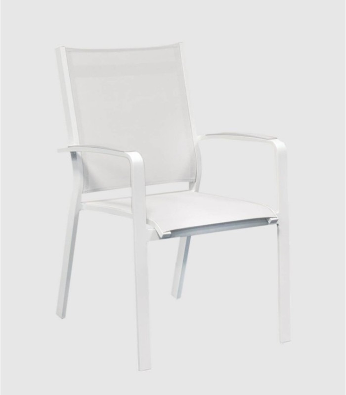 Set of 4 Cosmo chairs, white