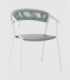 Set 4 sillas Auto blanco