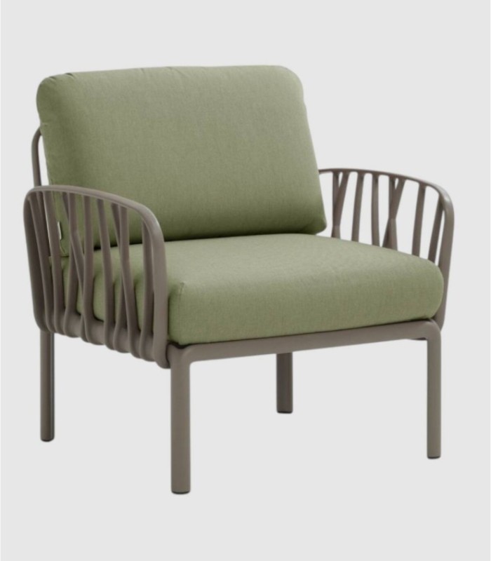 Sillón Komodo tortora giungla