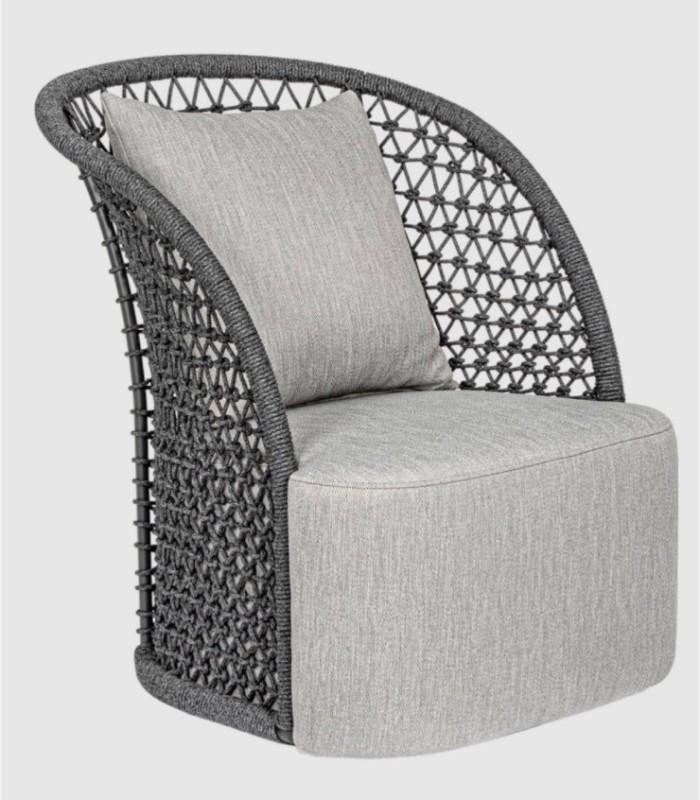 Cuyen houtskool draaifauteuil