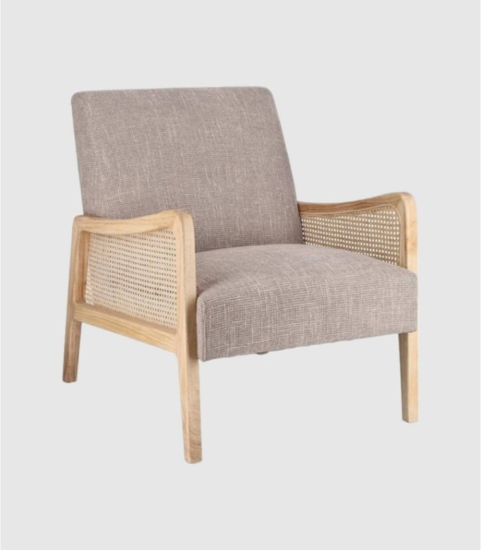 Deanna lichtgrijze fauteuil