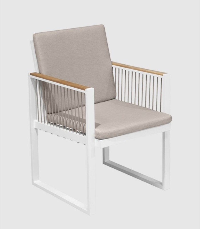 Set of 4 Harp chairs, white