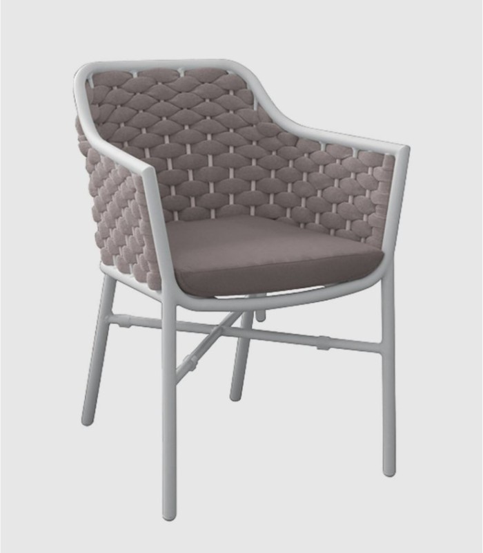 Set van 4 beige Rio-stoelen