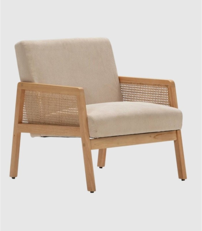 Pack of 4 Ryam beige armchairs