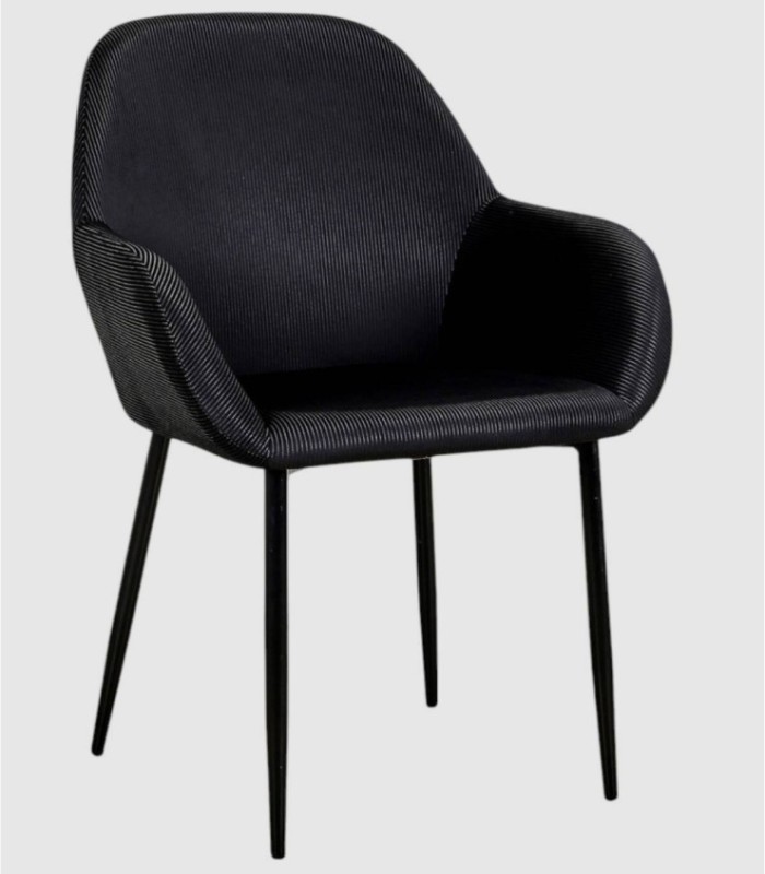 Set van 2 zwarte Giulia-stoelen