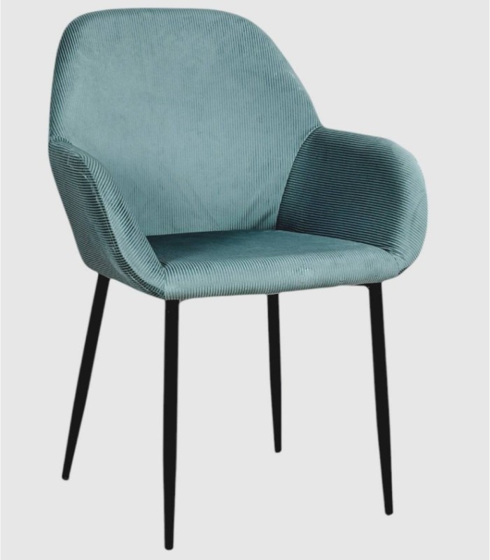 Set van 2 blauwe Giulia-stoelen