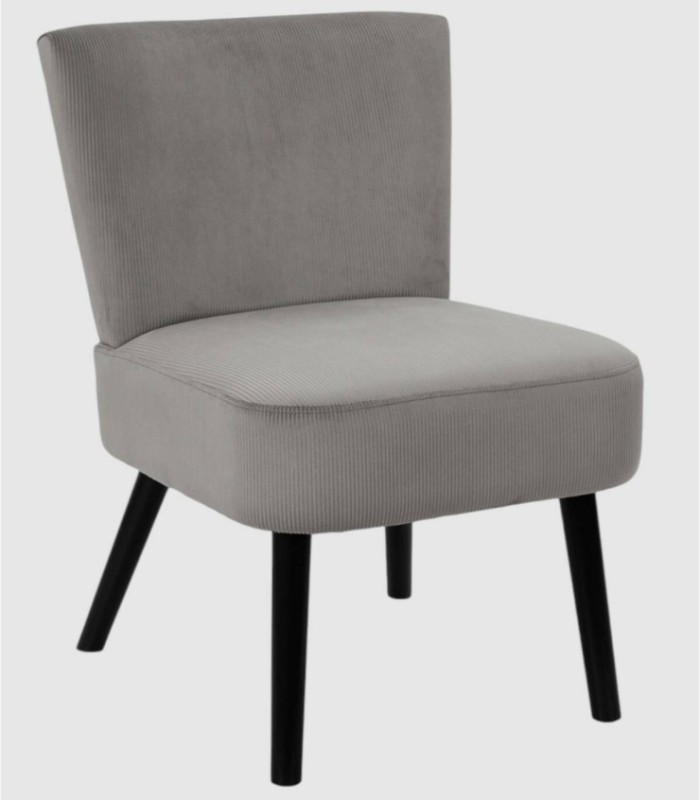 Giulia grey upholstered armchair