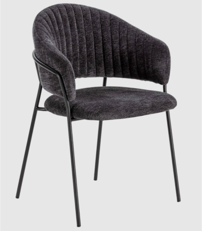 Set van 2 zwarte Terwu-stoelen