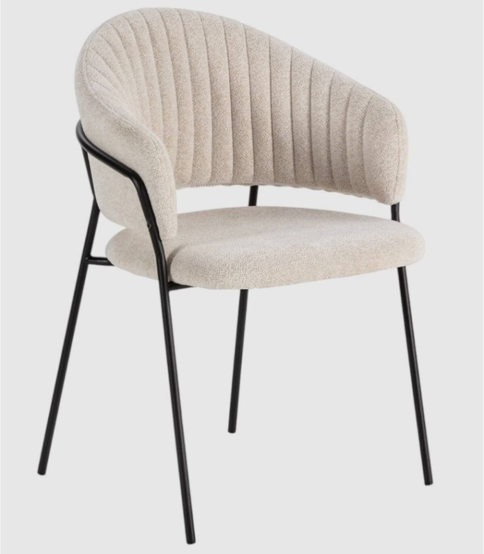 Set van 2 beige Terwu-stoelen