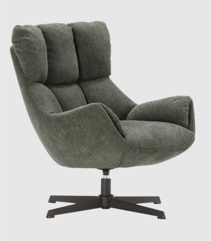 Sillón giratorio Tepey verde