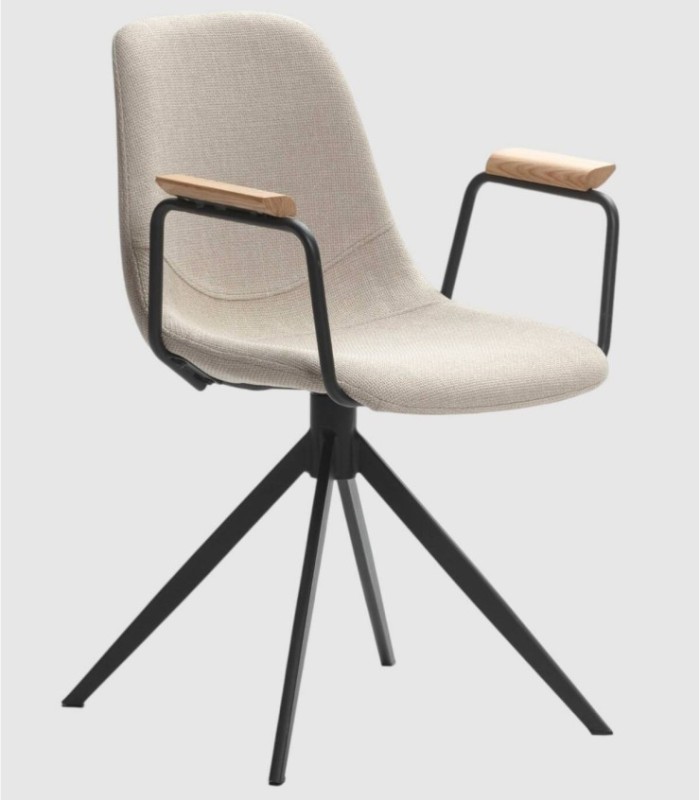 Pack of 2 Jingey beige chairs