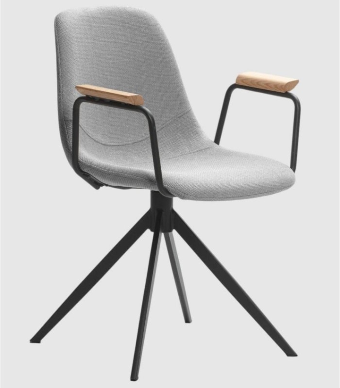 Set van 2 grijze Jingey-stoelen