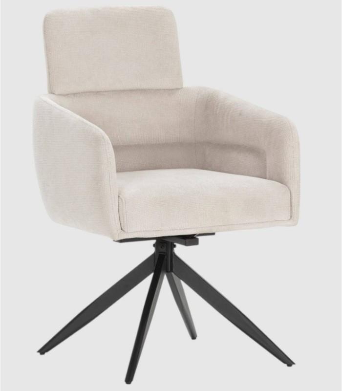 Pack 2 sillones giratorios Nuvi gris claro