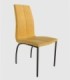 Silla tapizada mostaza Niza