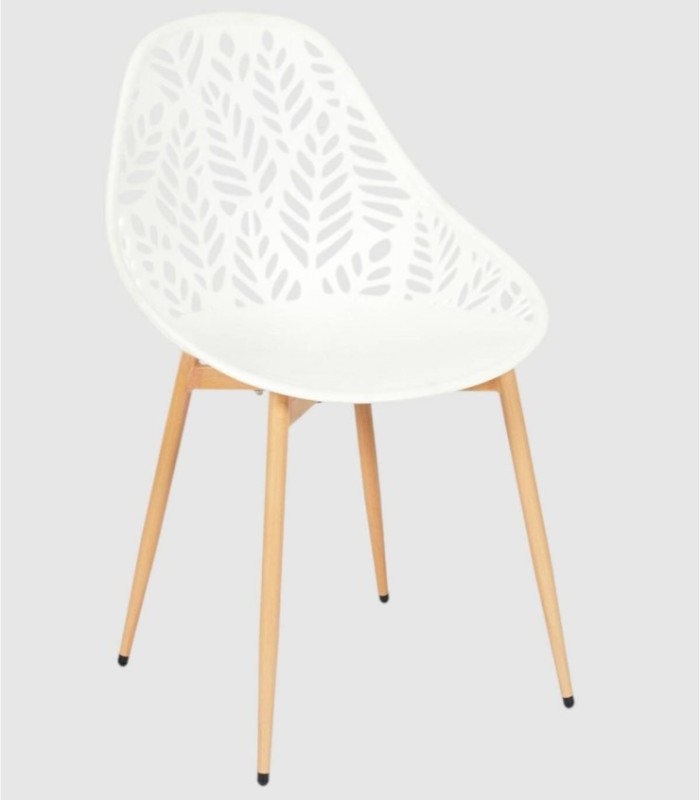 Set 4 sillas exterior Lucena blanco