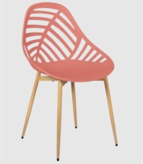 Set van 4 Alameda terracotta tuinstoelen