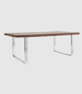 Mesa madera cristal grande Stanton