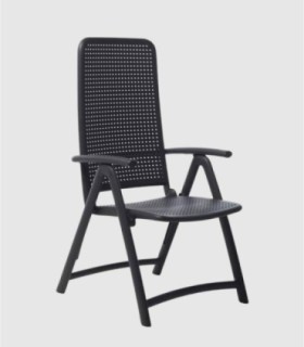Sillón plegable Darsena antracita
