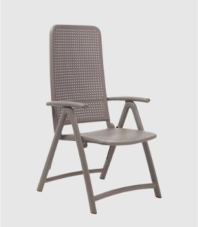 Sillón plegable Darsena tortora