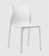 Silla plástico Bit blanco