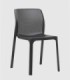 Silla plástico Bit negro