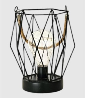 Tafellantaarn met gloeilamp