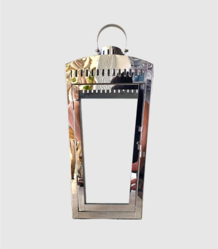 Large metal and glass lantern