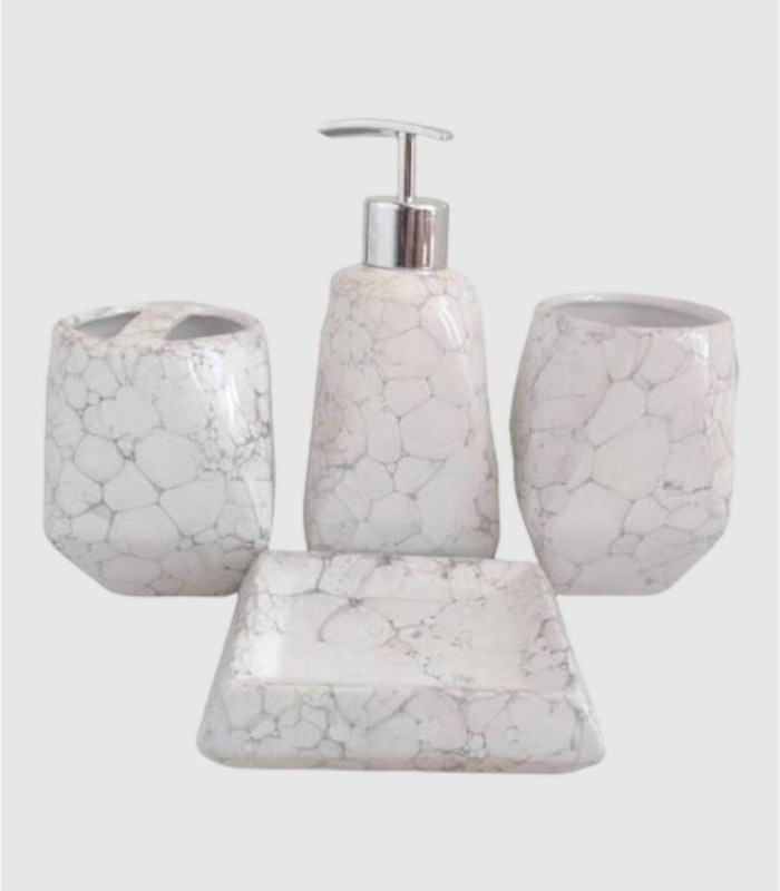 White Bathroom Set