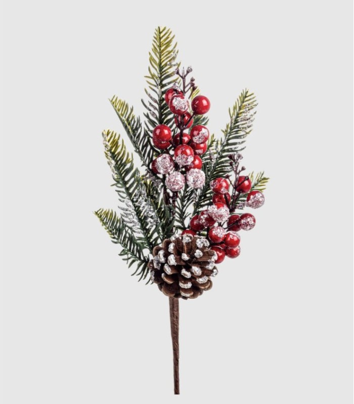 kerst tak rode bessen