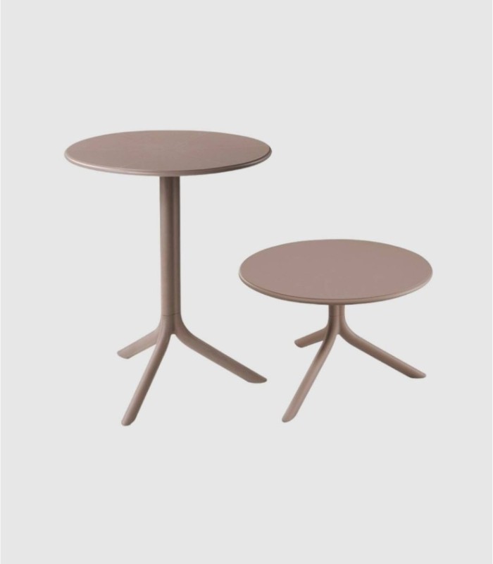 Mesa mini redonda tortora Spritz