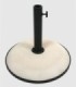 Base de parasol blanco