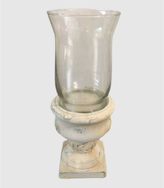 terracotta candle holder