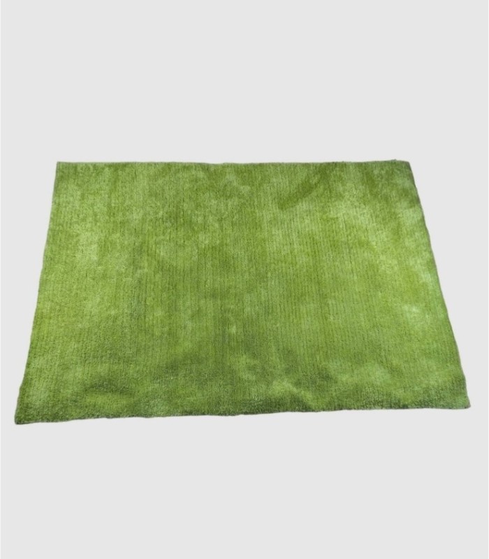 Groen gestreept tapijt