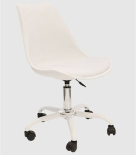 Kiruna White Office Chair